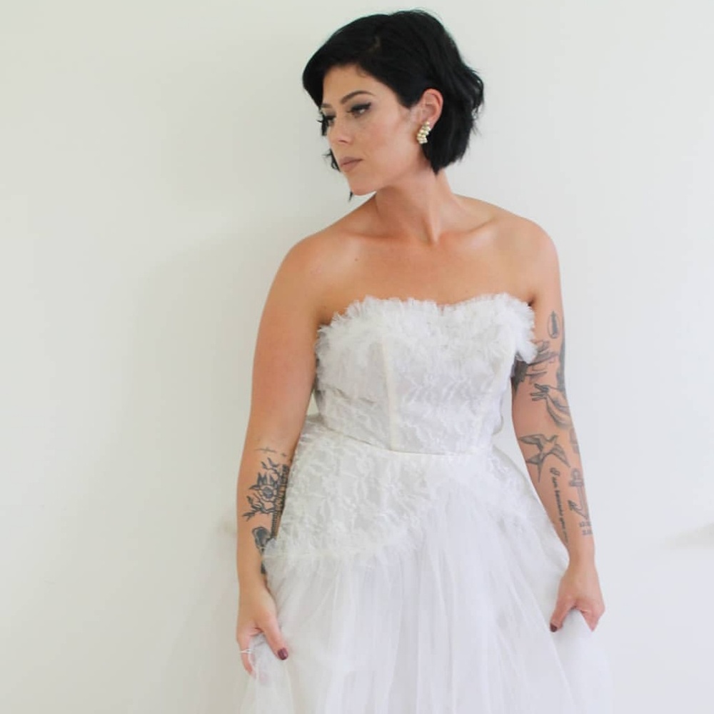 Vintage wedding dress